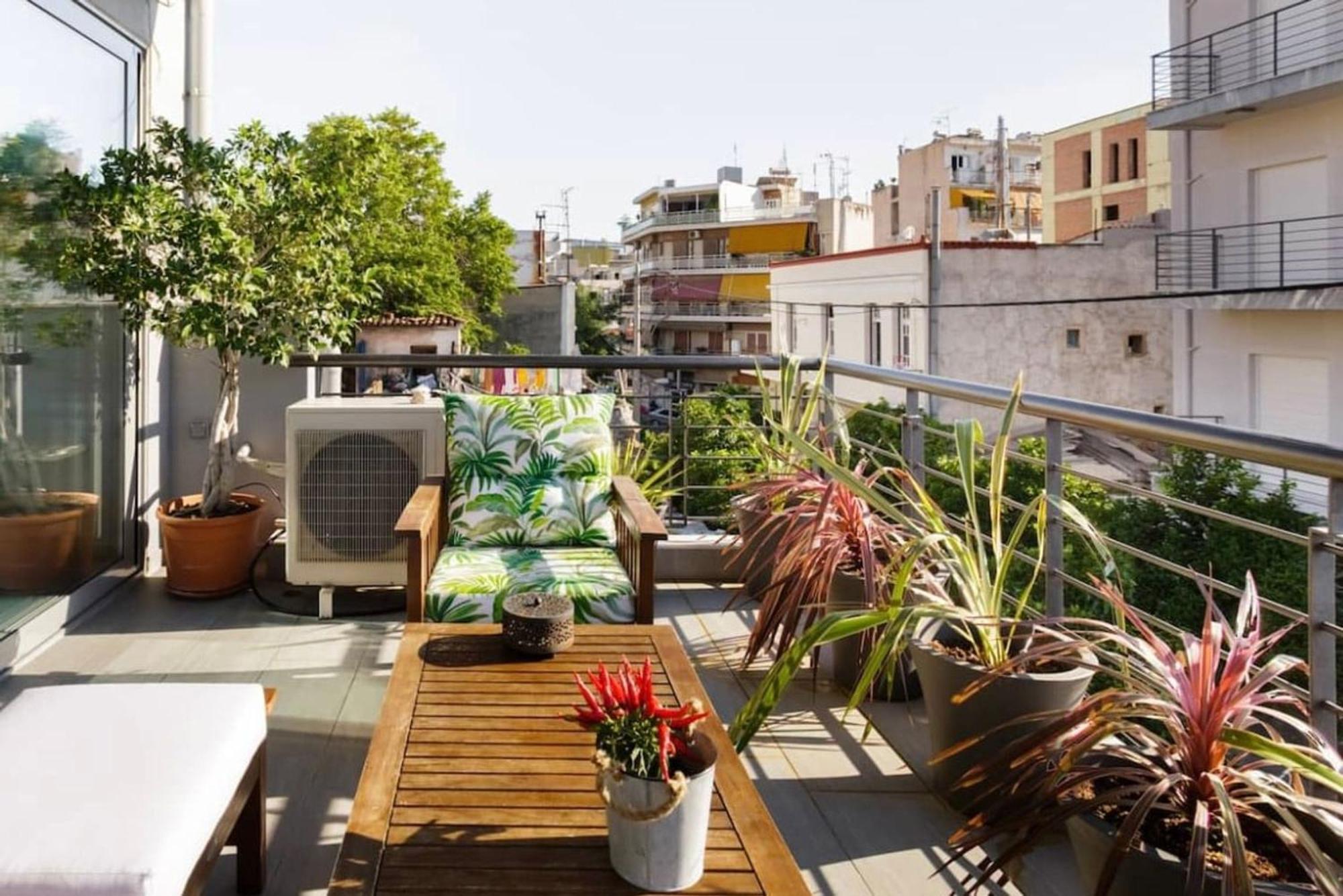 Stylish Boutique Loft With Private Balcony Lejlighed Athen Eksteriør billede