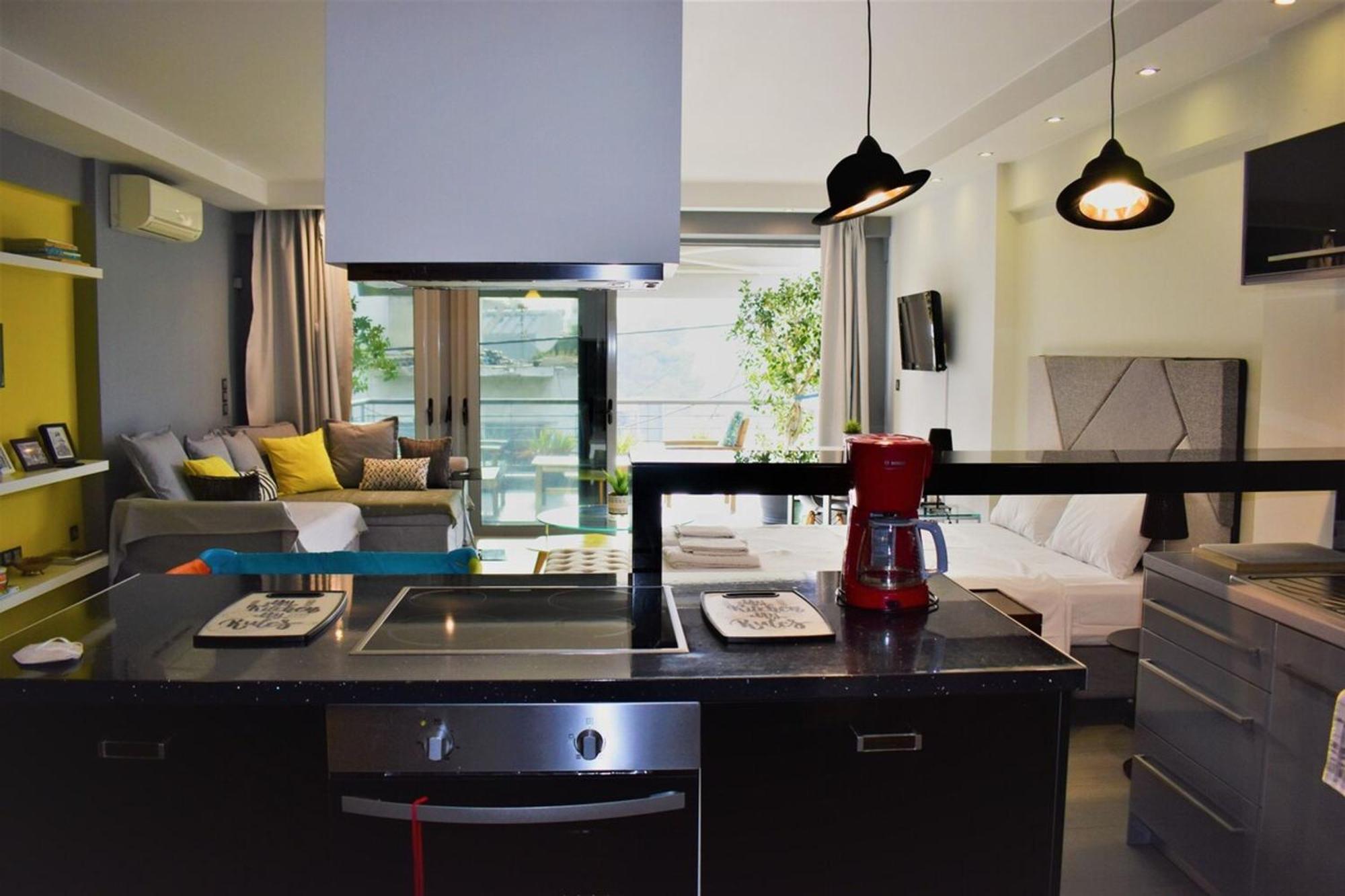Stylish Boutique Loft With Private Balcony Lejlighed Athen Eksteriør billede